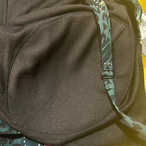 Guess Size 6 Green Black Flower Print Dress NWT - Picture 7 of 10